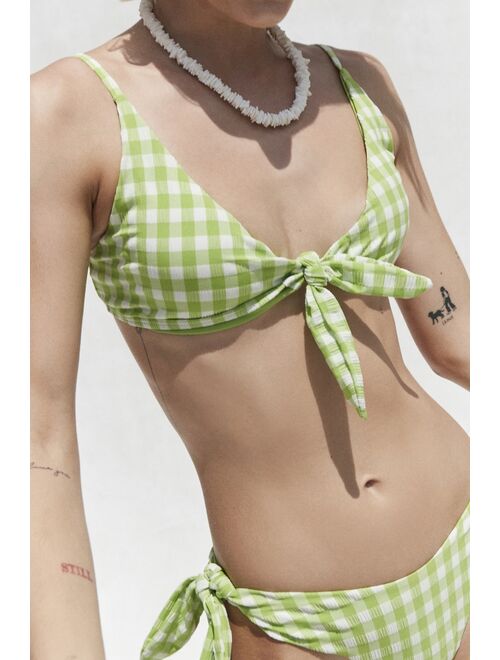Out From Under Monaco Gingham Bikini Top
