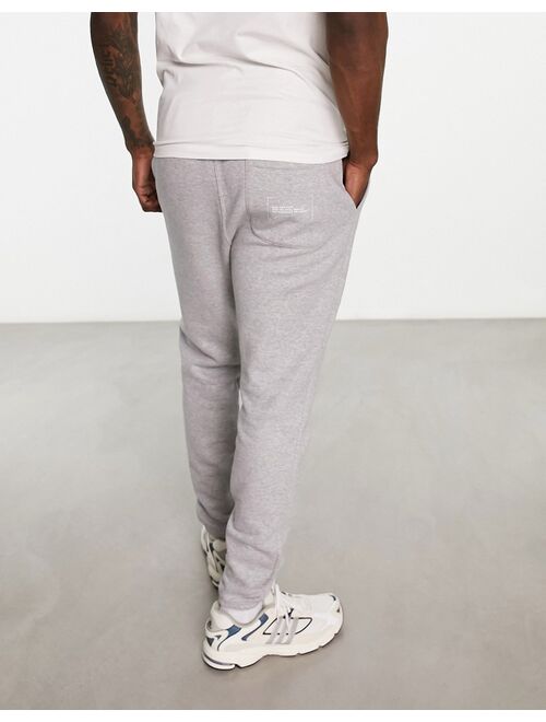 adidas Originals fleece sweatpants in gray