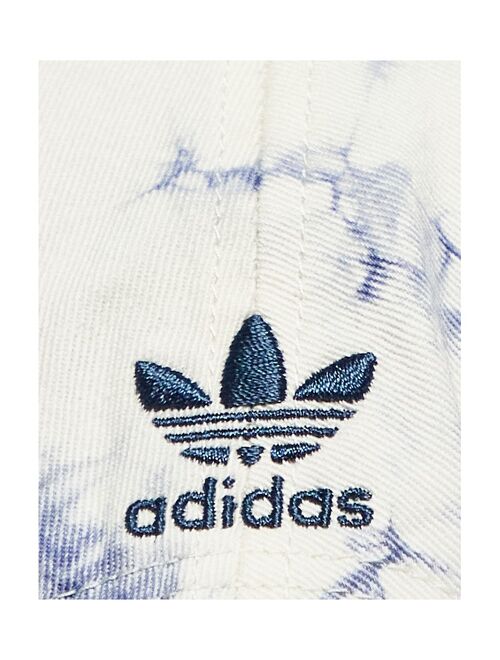 adidas Originals relaxed cap in blue tie dye print