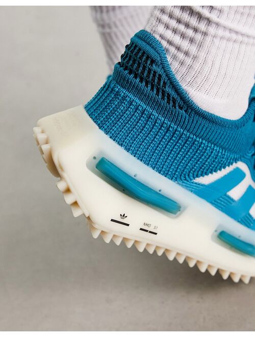 adidas Originals NMD_S1 sneakers in blue