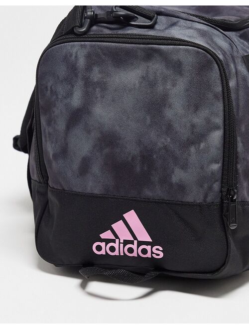 adidas performance adidas Training defender small duffle bag in dark gray