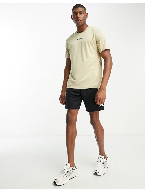 adidas performance adidas Terrex T-shirt in beige