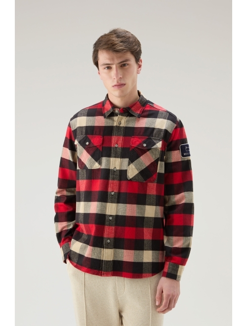 Woolrich tartan check-print shirt