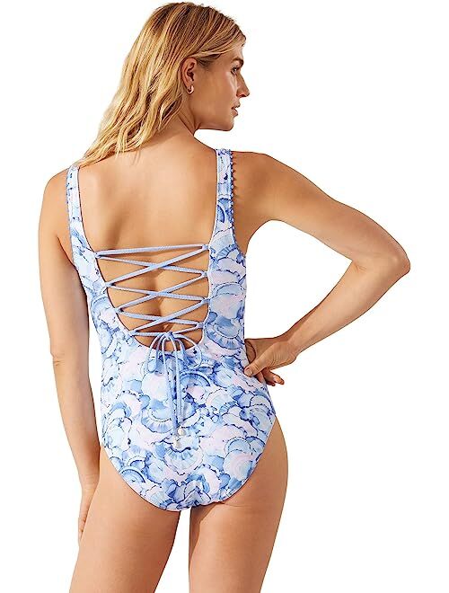 Tommy Bahama Island Cays Abalone Reversible One-Piece