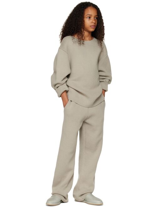 ESSENTIALS Kids Gray Relaxed Sweatpants