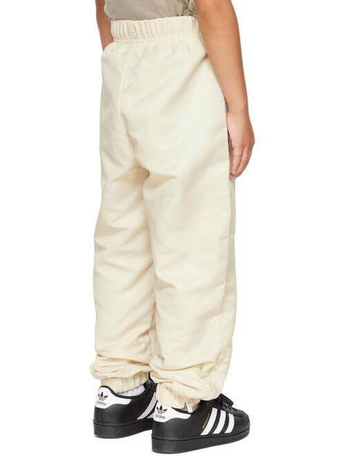 ESSENTIALS Kids Off-White Nylon Track Pants
