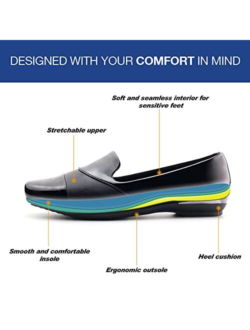 Ortho+rest Women Orthopedic Dress Shoes Bunions Loafers Slip On Orthotic Shoes