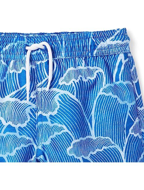 Janie and Jack Printed Swim Shorts (Toddler/Little Kids/Big Kids)