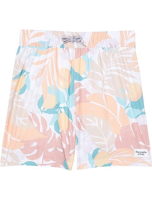 Abercrombie & Fitch abercrombie kids Tropical Sibling Print Trunks (Little Kids/Big Kids)