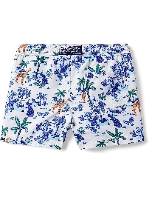 Janie and Jack Printed Swim Shorts (Toddler/Little Kids/Big Kids)
