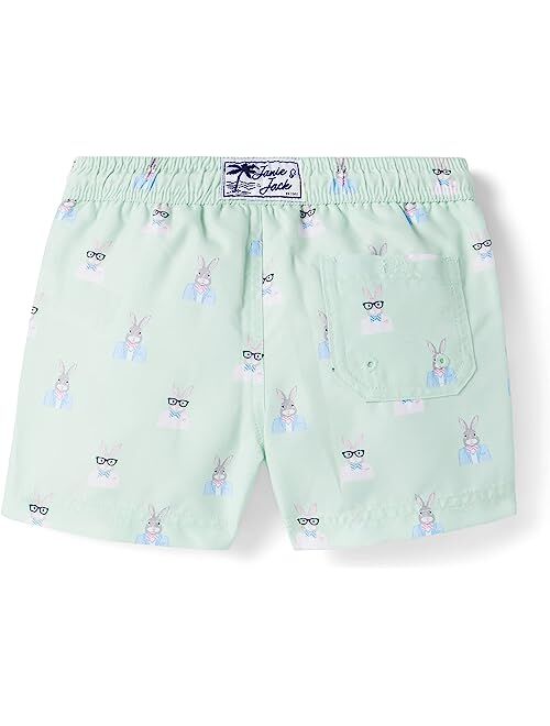Janie and Jack Printed Swim Shorts (Toddler/Little Kids/Big Kids)