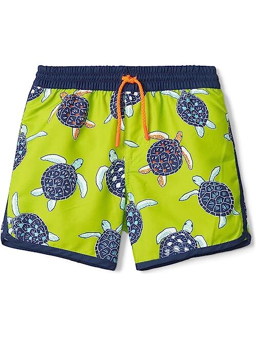Hatley Kids Tropical Turtles Swim Shorts (Toddler/Little Kids/Big Kids)