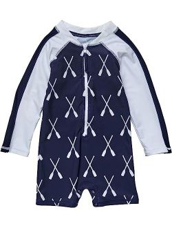 Snapper Rock Riviera Rowers Long Sleeve Sunsuit (Infant/Toddler)