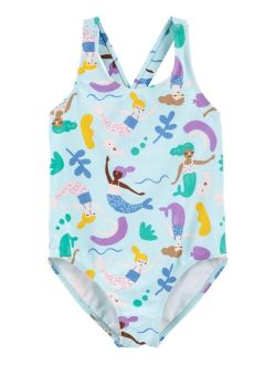 Toddler Girls Mermaid One-Piece Swimsuit
