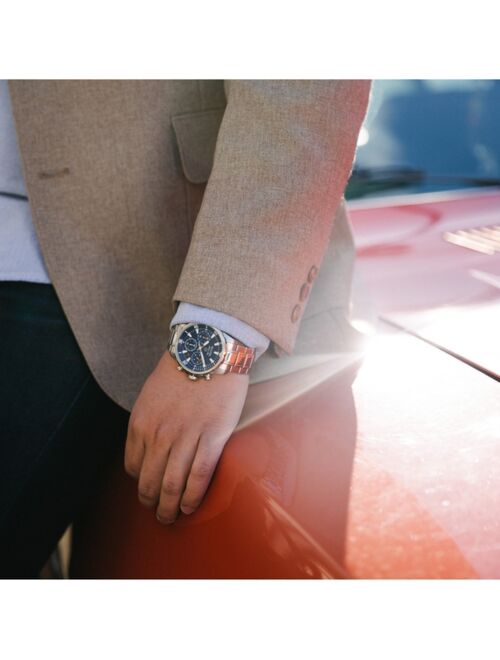 BULOVA Men's Chronograph Marine Star Stainless Steel Bracelet Watch 43mm