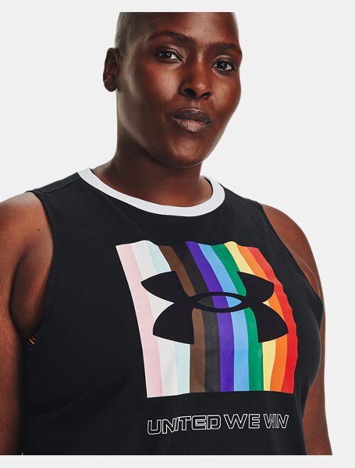 Under Armour Women's UA Pride Cotton Graphic Print Sleeveless Regular Fit Tank Top