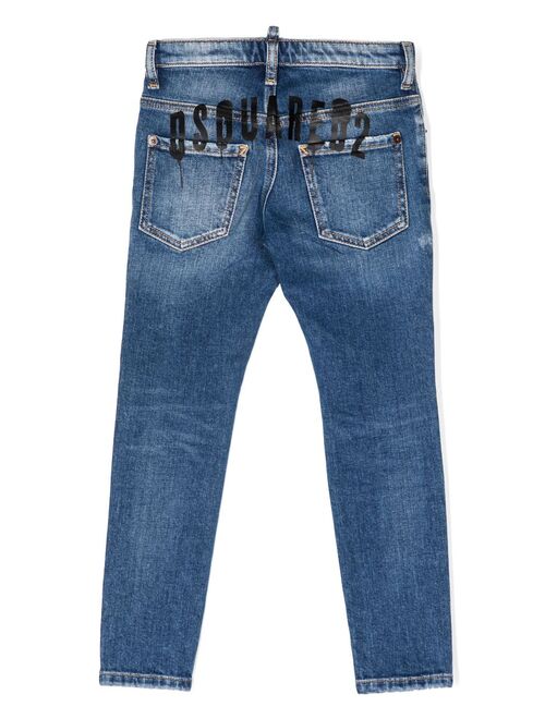 Dsquared2 Kids mid-rise skinny jeans