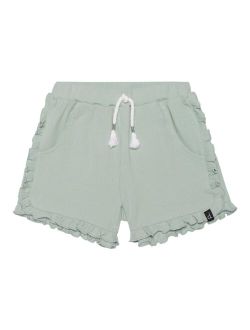 Girl Short With Frill Frosty Green - Child