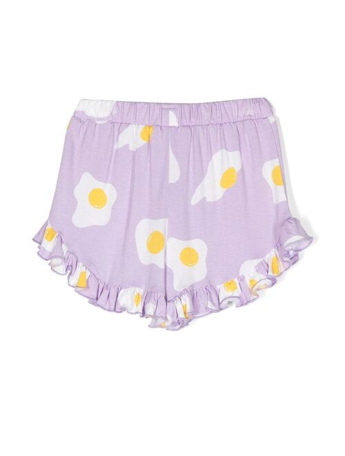 WAUW CAPOW by BANGBANG Augusta egg-print shorts