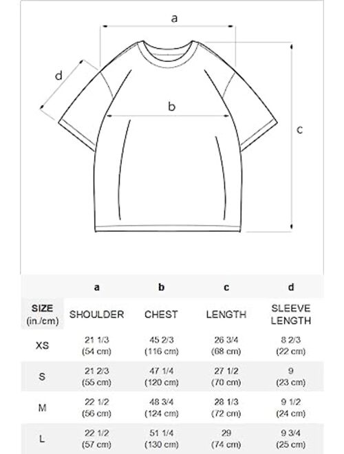 Aelfric Eden Mens Oversized Shirts Graphic Printed Tee Summer Streetwear Casual Tops