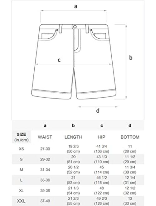 Aelfric Eden Men's 90s Patchwork Sweat Shorts Multi-Pockets Elastic Waist Cargo Short Streetwear Casual Shorts