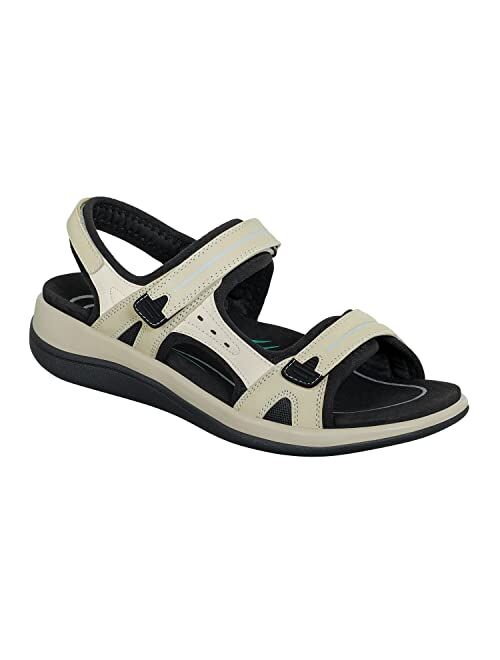 Orthofeet Women's Orthopedic Strap Sandal - Ideal for Foot Pain Relief Venice