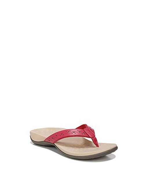 Vionic Women's Flip Flop Aliza Sandal Comfortable Sandals That Includes a Built-in Arch Support Orthotic Footbed that Corrects Pronation, helps Heel Pain Relief, and Plan