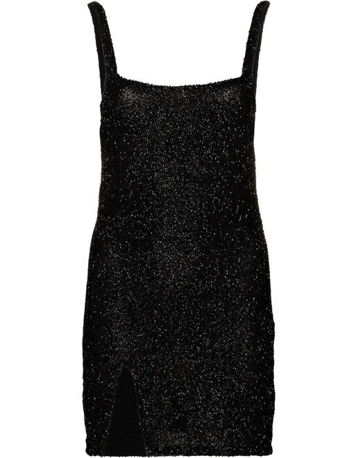 Oceanus Sofia sequinned mini dress