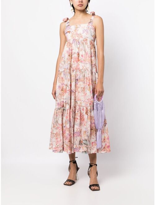 ZIMMERMANN Cira floral-print dress