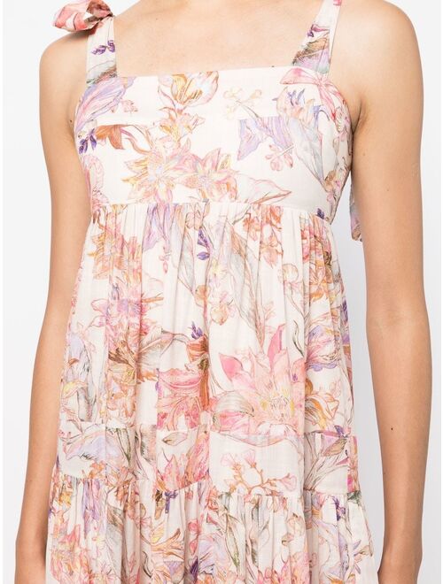 ZIMMERMANN Cira floral-print dress
