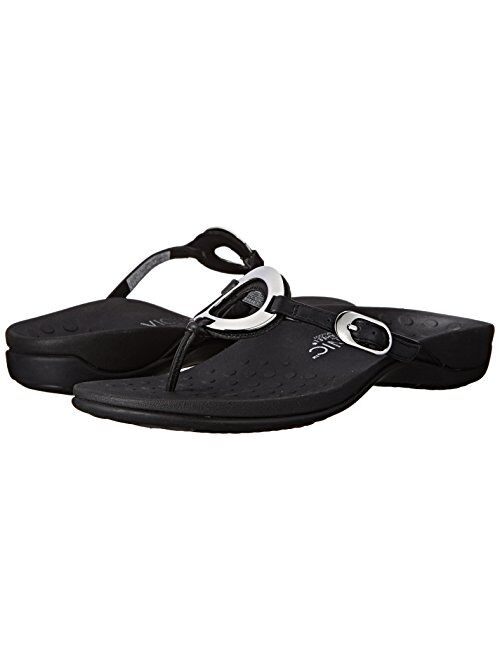Vionic Women's Rest Karina Backstrap Sandal- Supportive Ladies Slip on Sandals That Include Three-Zone Comfort with Orthotic Insole Arch Support, Medium and Wide Fit