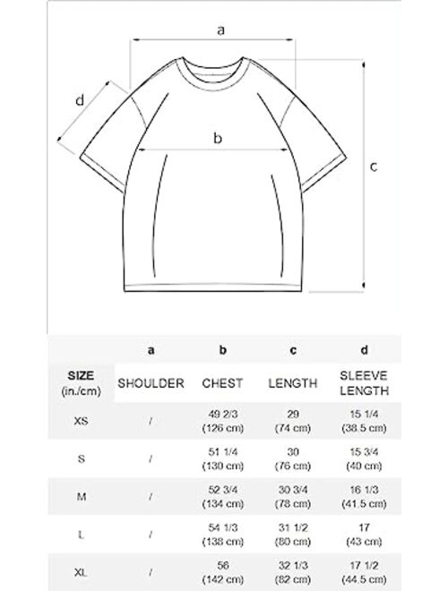 Aelfric Eden Mens Oversized Tshirt Cotton Wash Solid Loose Shirt Heavyweight Unisex Summer Short Sleeve Basic Tee Tops