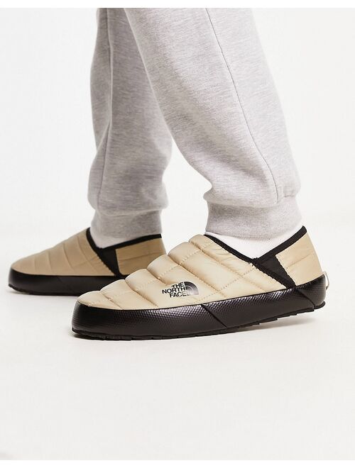 The North Face Thermoball Traction mules in khaki/black