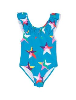 Kids star-print swimsuit