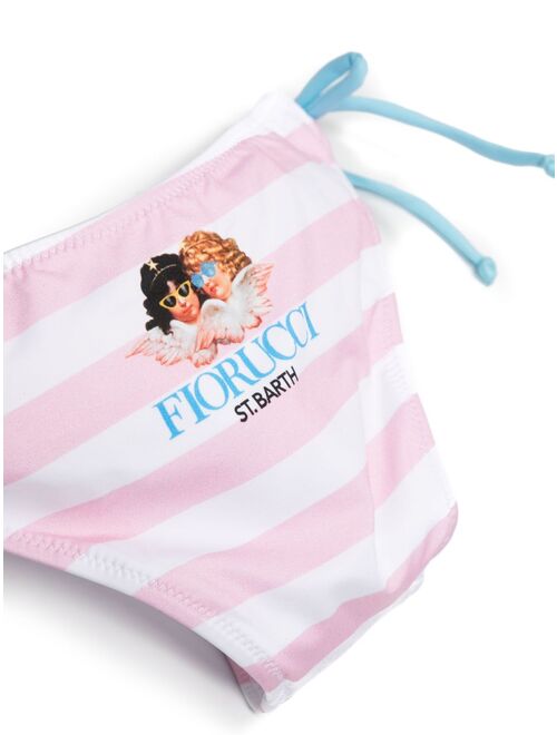 MC2 Saint Barth Kids Fiorucci striped bikini