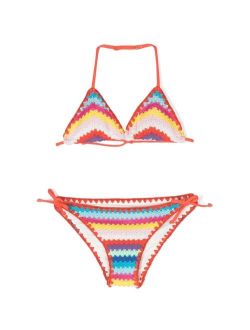 MC2 Saint Barth Kids crochet-motif bikini