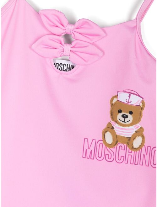 Moschino Kids Teddy Bear-print swimsuit