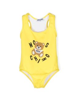 Kids teddy bear-print swimsuit
