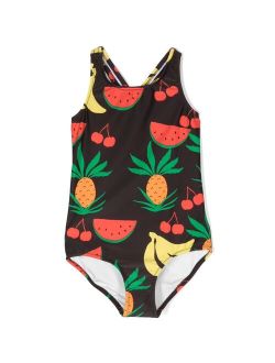 fruit-print swimsuit