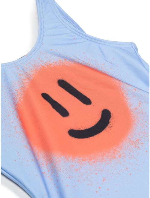 Molo smiley-face-print swimsuit
