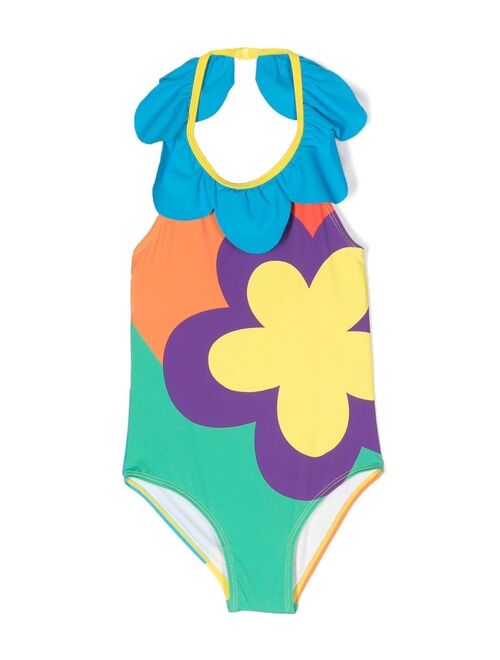 Stella McCartney Kids floral-print swimsuit