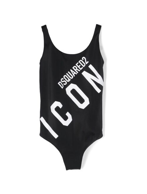 Dsquared2 Kids Icon-print swimsuit