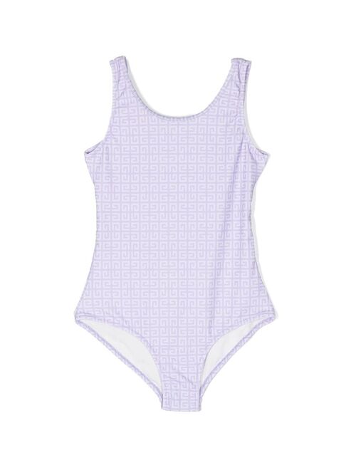 Givenchy Kids all-over logo print swimsuit