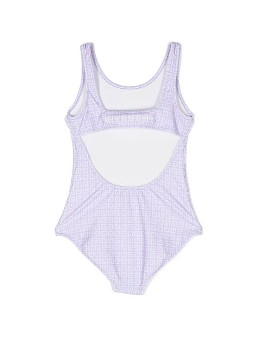 Givenchy Kids all-over logo print swimsuit