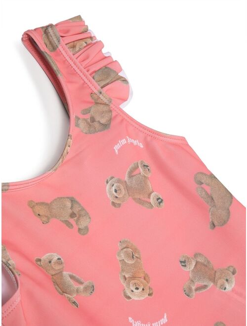 Palm Angels Kids teddy bear-print swimsuit