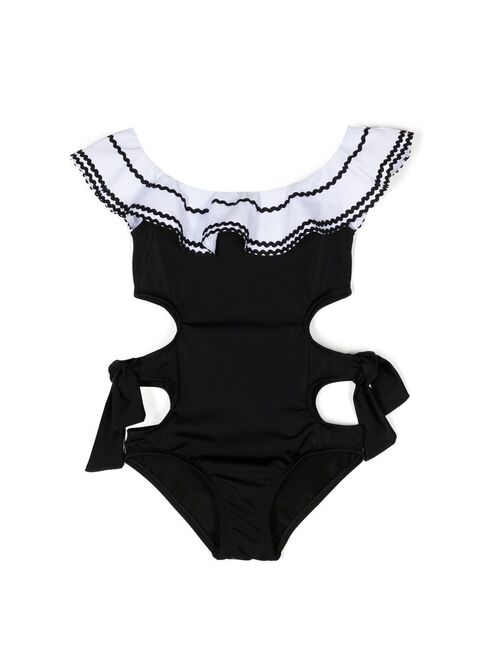 Nessi Byrd Kids Jessie cut-out swimsuit