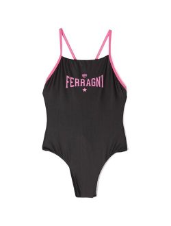 Chiara Ferragni Kids logo-print swimsuit
