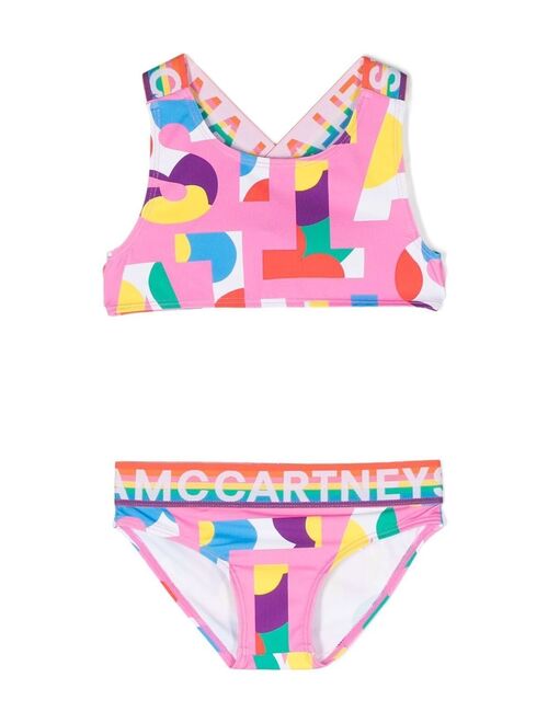 Stella McCartney Kids graphic-print bikini
