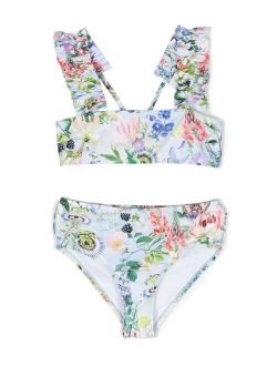 Nice floral-print bikini set