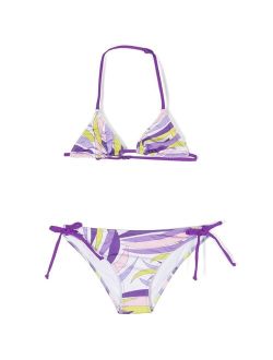 MC2 Saint Barth Kids graphic-print halterneck bikini